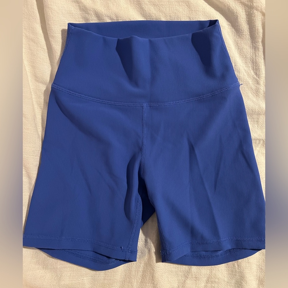 NWOT WILO Blue Bicycle Shorts